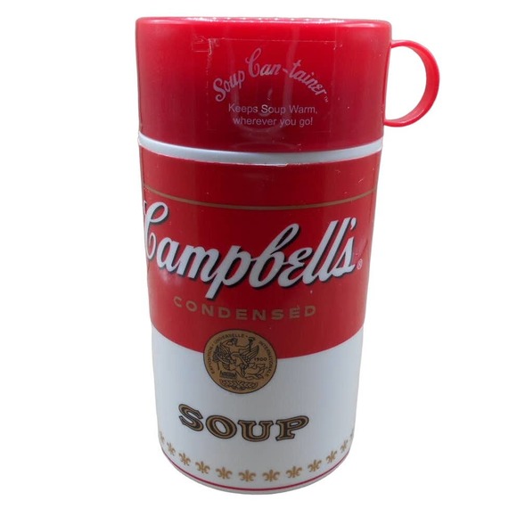 2010 Campbell's Soup Can-tainer Thermos 11.5 oz BPA Free - Picture 1 of 9